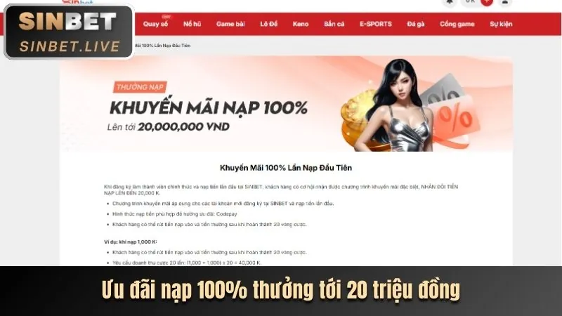 Các chương trình khuyến mãi bet168 code mới nhất